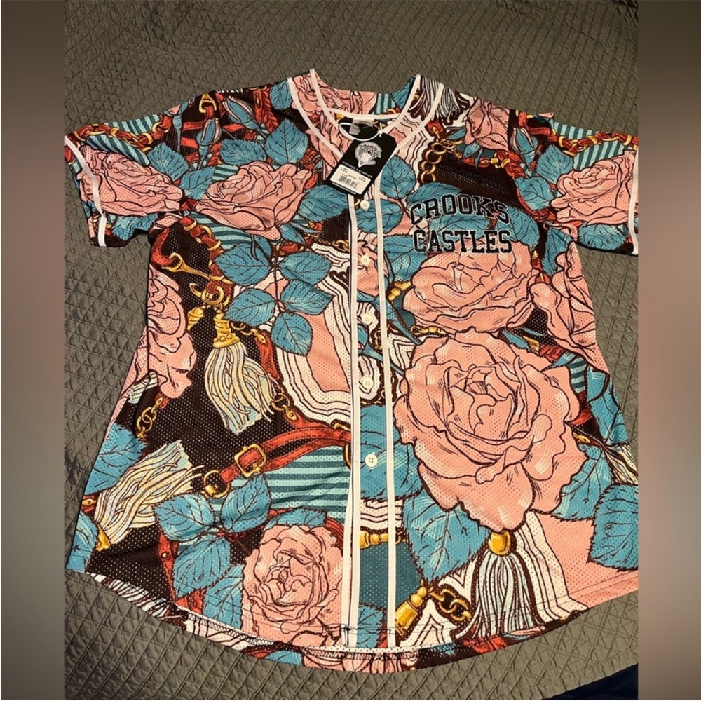 Crooks and castles baseball Jersey